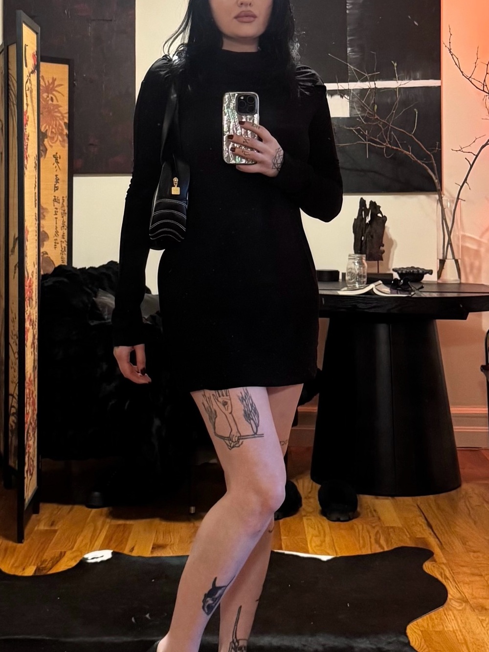 Entire Studios Mini Bound Soot Dress Sold Out $190